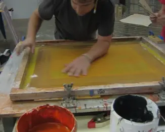 What is a screen printing (sablon)?